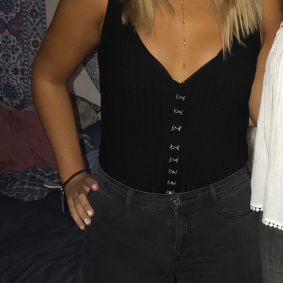 Black plunge bodysuit - Picture 4 of 4